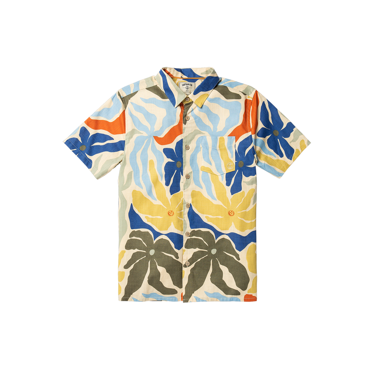 Palm Warp Shirt - Sand – Captain Fin Co.