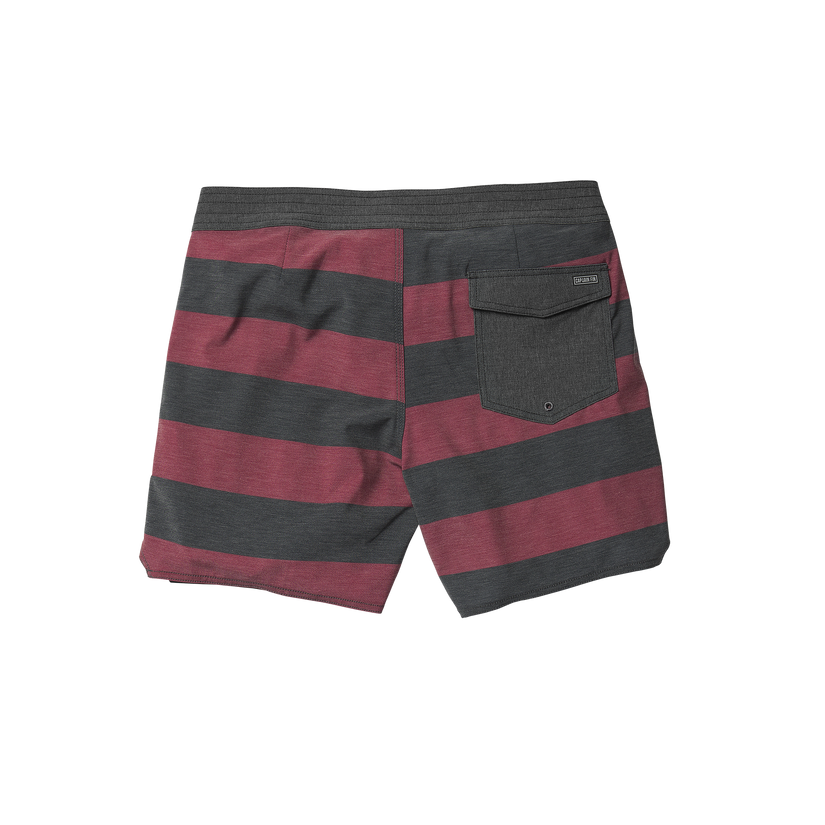 Voyager Rings Boardshort - Wine - Captain Fin Co.