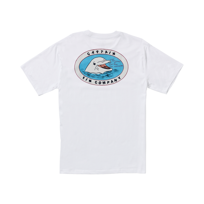 Fin Approved Short Sleeve Tee - White - Captain Fin Co.