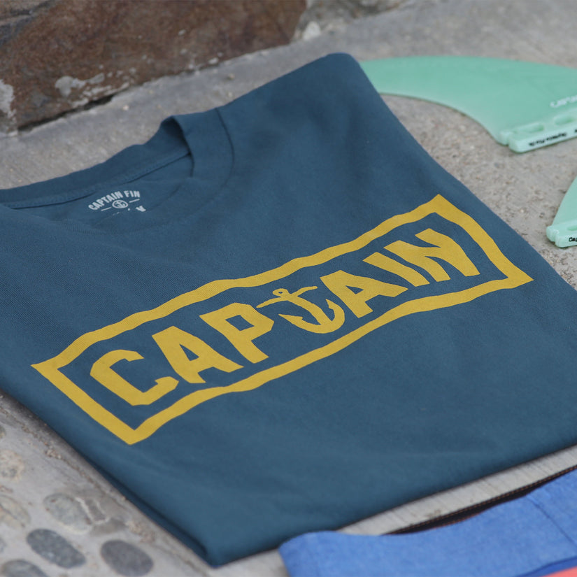 Naval Short Sleeve Tee - Dark Navy - Captain Fin Co.