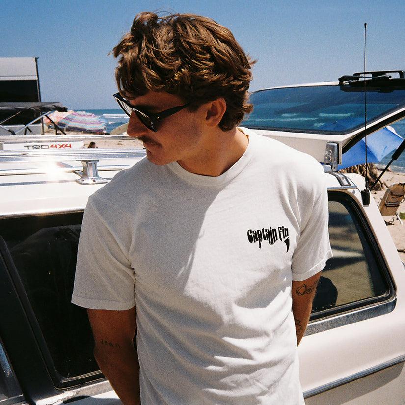 Fanger Short Sleeve Tee - Vintage White - Captain Fin Co.