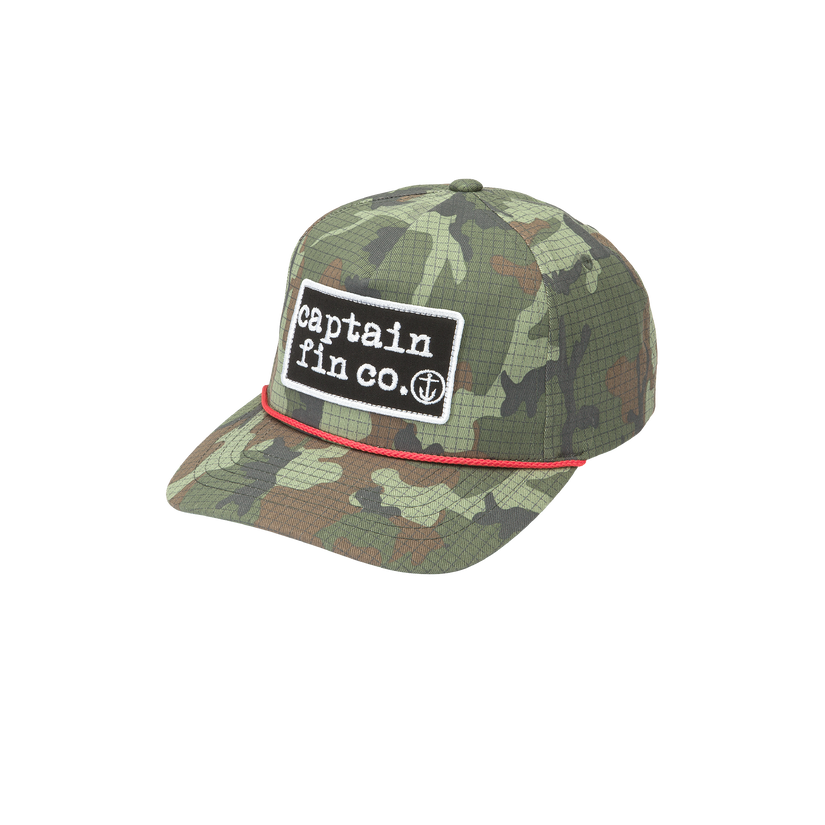 Big Patch Hat - Army Camo - Captain Fin Co.