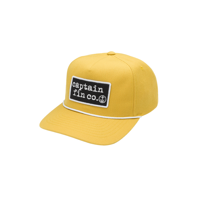 Big Patch Hat - Mineral Yellow - Captain Fin Co.