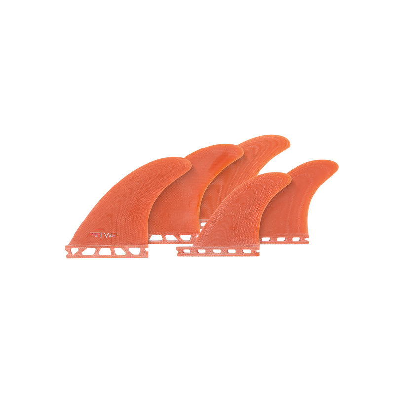 Tyler Warren 5-Fin Orange - Single Tab - Captain Fin Co.