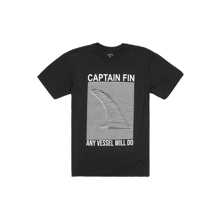 Division Short Sleeve Tee - Black - Captain Fin Co.