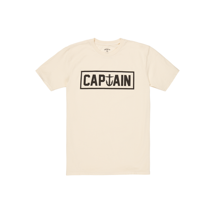 Naval Short Sleeve Tee - Cream - Captain Fin Co.