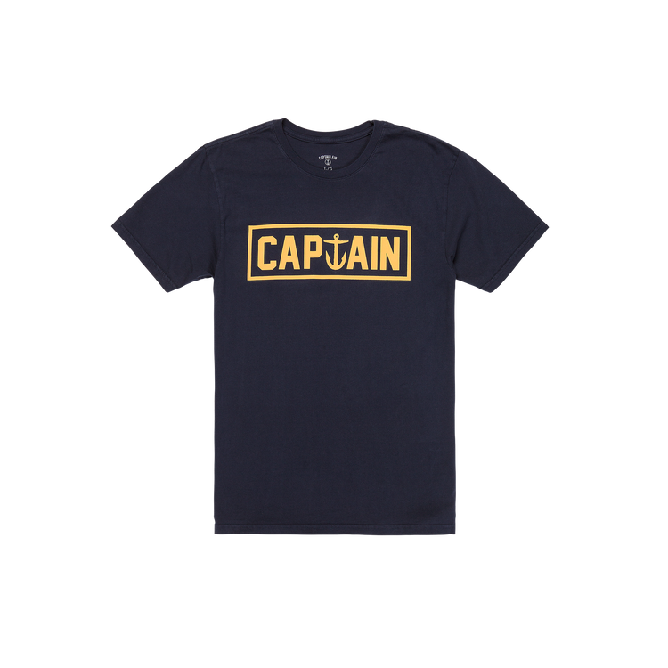 Naval Short Sleeve Tee - Navy - Captain Fin Co.