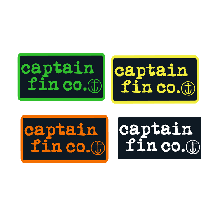 Type Patch 24 Sticker Pack - Assorted - Captain Fin Co.