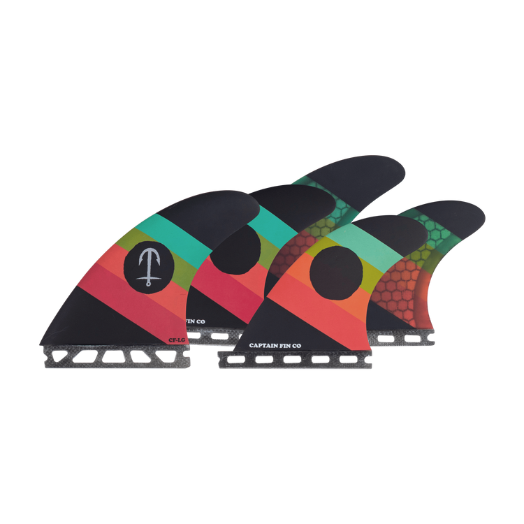 CF Series 5 Fin - Black - Single Tab – Captain Fin Co.