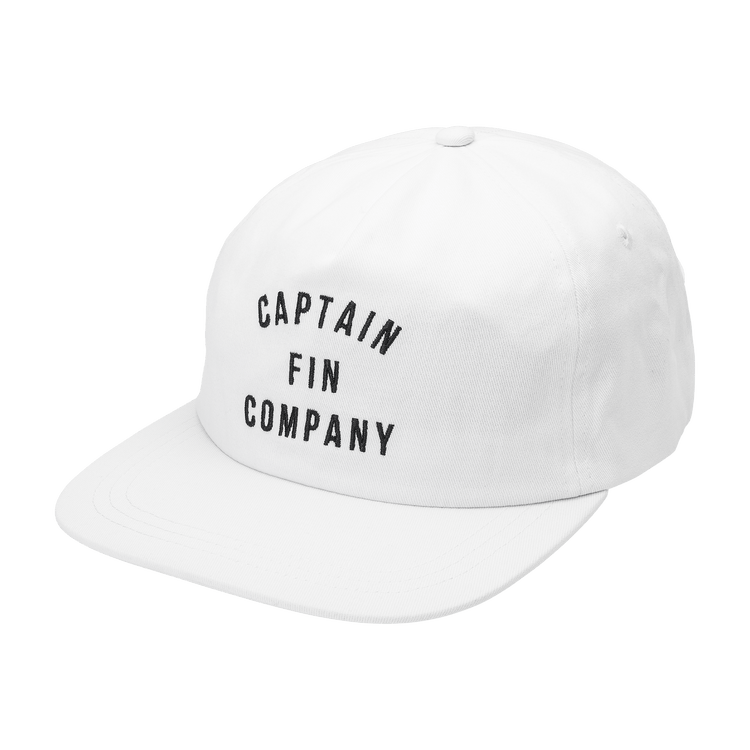 College Hat - White - Captain Fin Co.